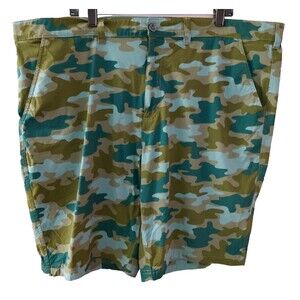Eddie Bauer Travex Camo Print Hiking Outdoor Shorts Men's Size 44 Tall